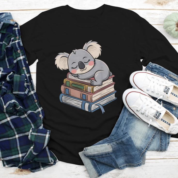 Koala Reading Book Pajama Sleep Youth Long Sleeve Tee