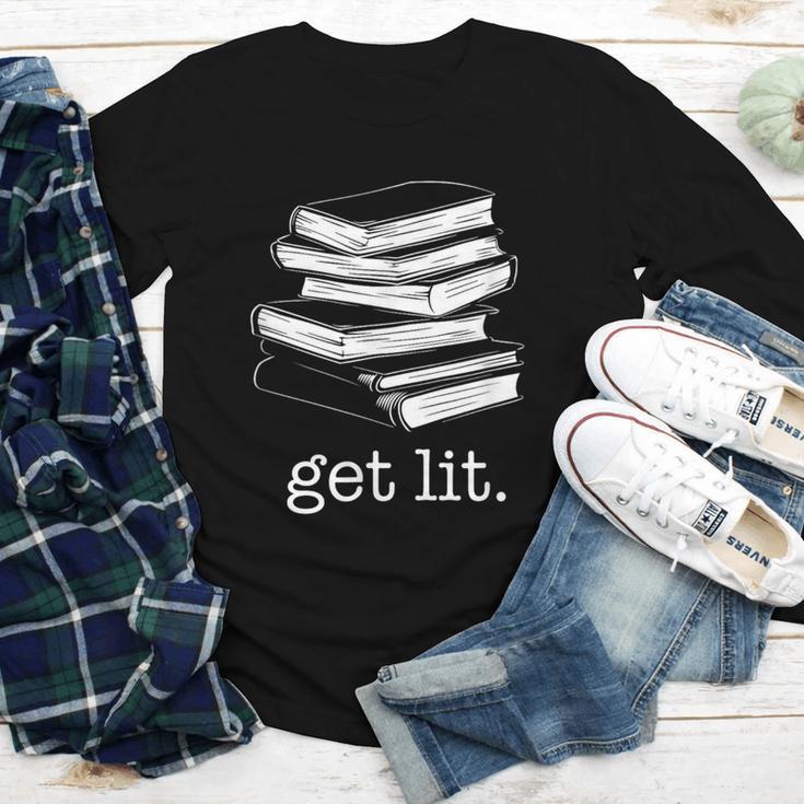 Let's Get Lit Books Youth Long Sleeve Tee Let's Get Lit Books Youth Long Sleeve Tee