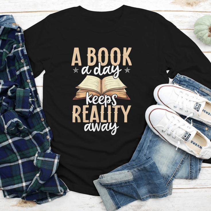 Librarian A Book A Day For Book Lover Reading Library Youth Long Sleeve Tee