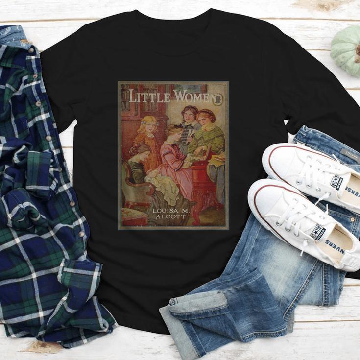 Louisa May Alcott Coming Of Age Novel Little Women Book Cover Small Youth Long Sleeve Tee