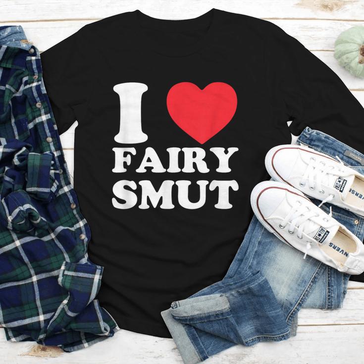 I Love Fairy Smut Book Lover Saying Youth Long Sleeve Tee