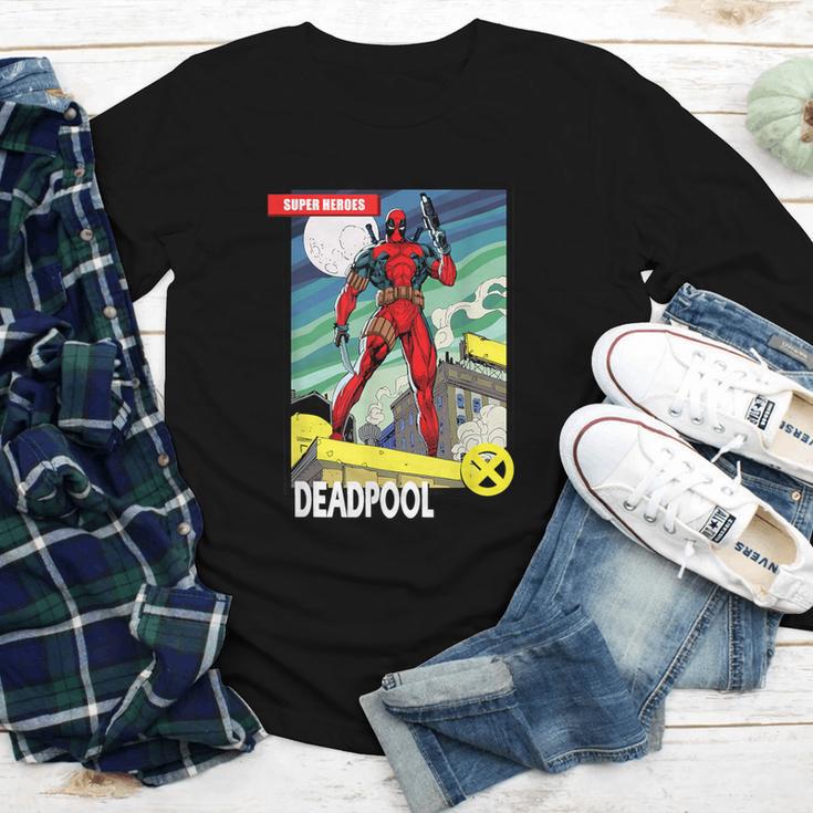 Marvel Comics Deadpool Vintage Book Art Youth Long Sleeve Tee
