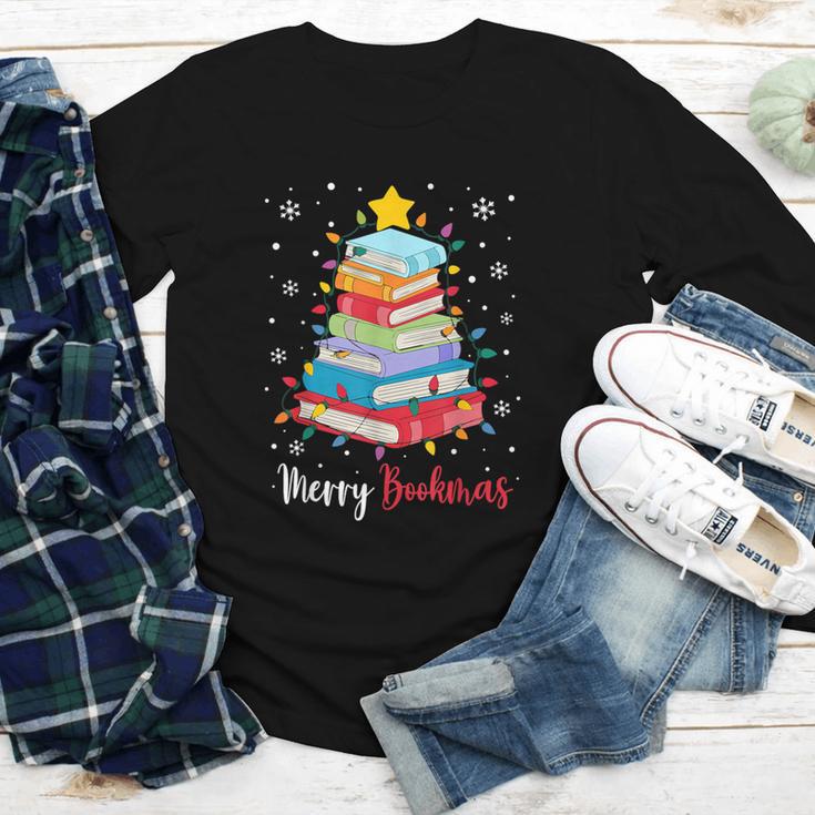 Merry Bookmas Book Christmas Tree Lights Xmas Men Women Kids Youth Long Sleeve Tee Merry Bookmas Book Christmas Tree Lights Xmas Men Women Kids Youth Long Sleeve Tee