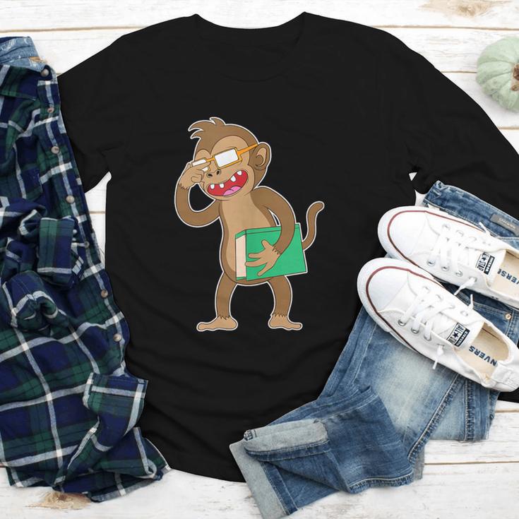 Monkey With a Book Youth Long Sleeve Tee Monkey With a Book Youth Long Sleeve Tee