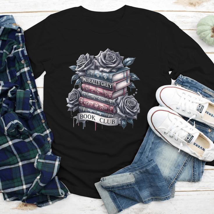 Morally Grey Book Club Floral Book Lover Graphic Youth Long Sleeve Tee Morally Grey Book Club Floral Book Lover Graphic Youth Long Sleeve Tee
