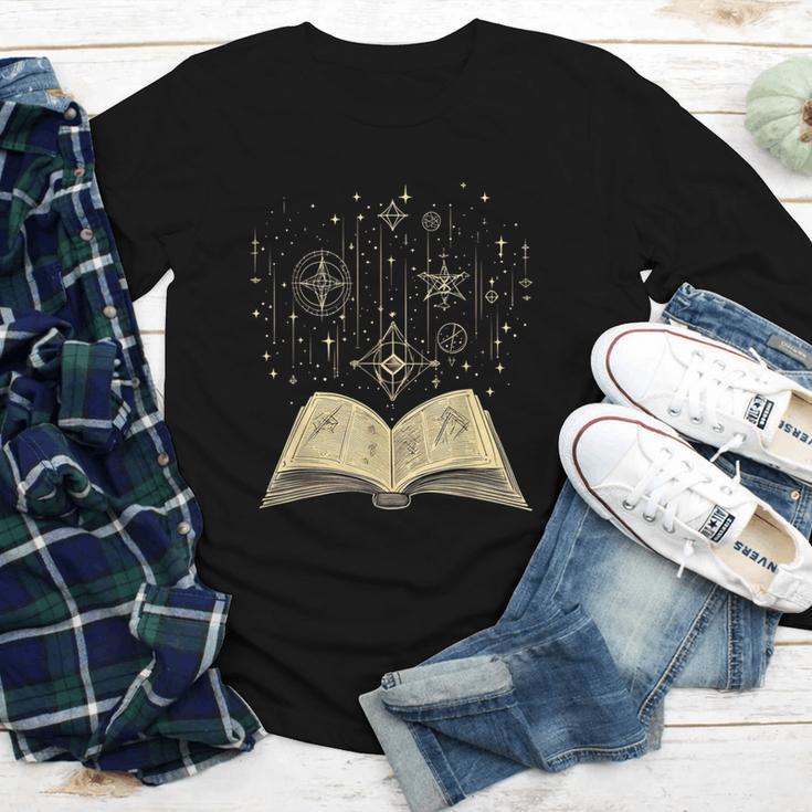 Mystic Astral Lunar Celestial Witch Spell Book Youth Long Sleeve Tee