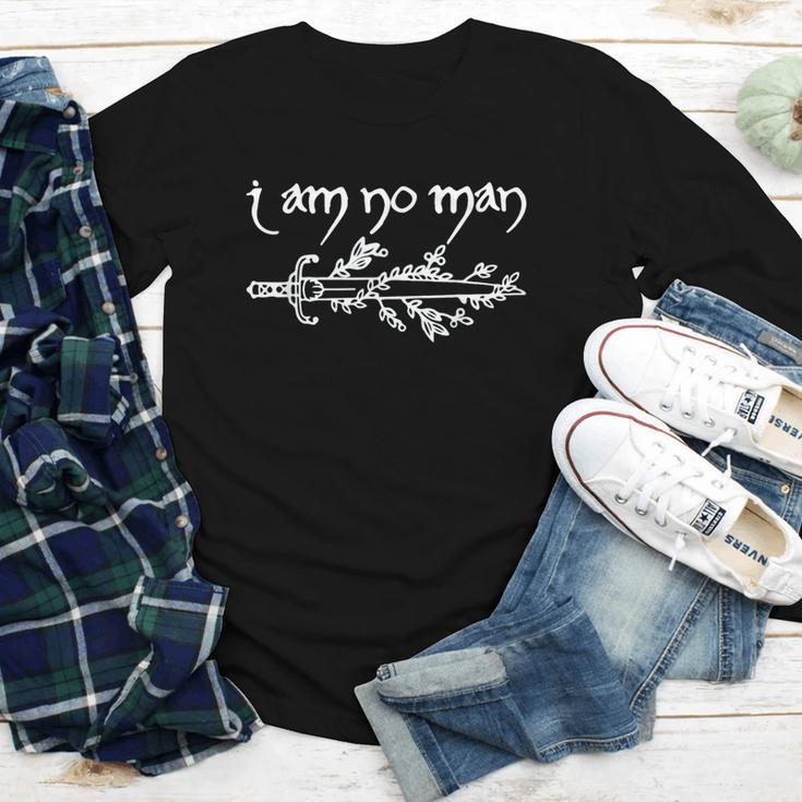 I Am No Man Reading Fandom Literature Book Lover Librarian Youth Long Sleeve Tee