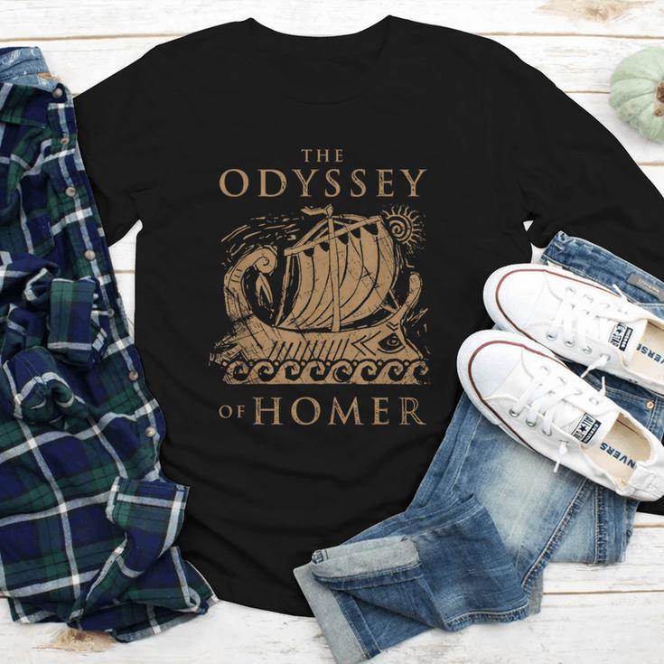 Odisea Soulz Iliad Odyssey Homer Ancient Greek History Book Odyssey Small Youth Long Sleeve Tee