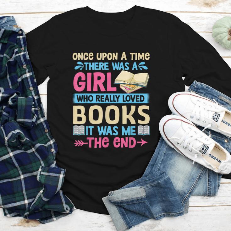 Once Upon A Time There Was A Girl Who Really Loved Books It Youth Long Sleeve Tee Once Upon A Time There Was A Girl Who Really Loved Books It Youth Long Sleeve Tee