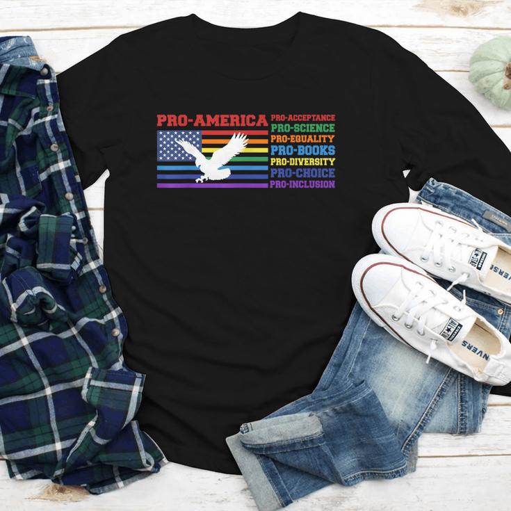 Pro America Pro Acceptance Pro Science Pro Equality Pro Book Youth Long Sleeve Tee Pro America Pro Acceptance Pro Science Pro Equality Pro Book Youth Long Sleeve Tee