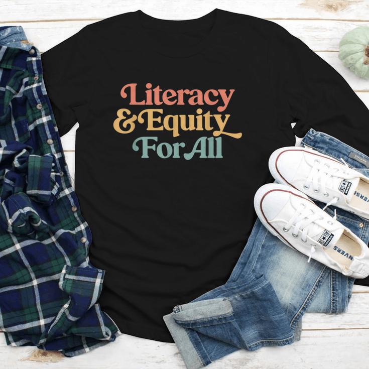 Protect Libraries Banned Books Literacy And Equity For All Youth Long Sleeve Tee