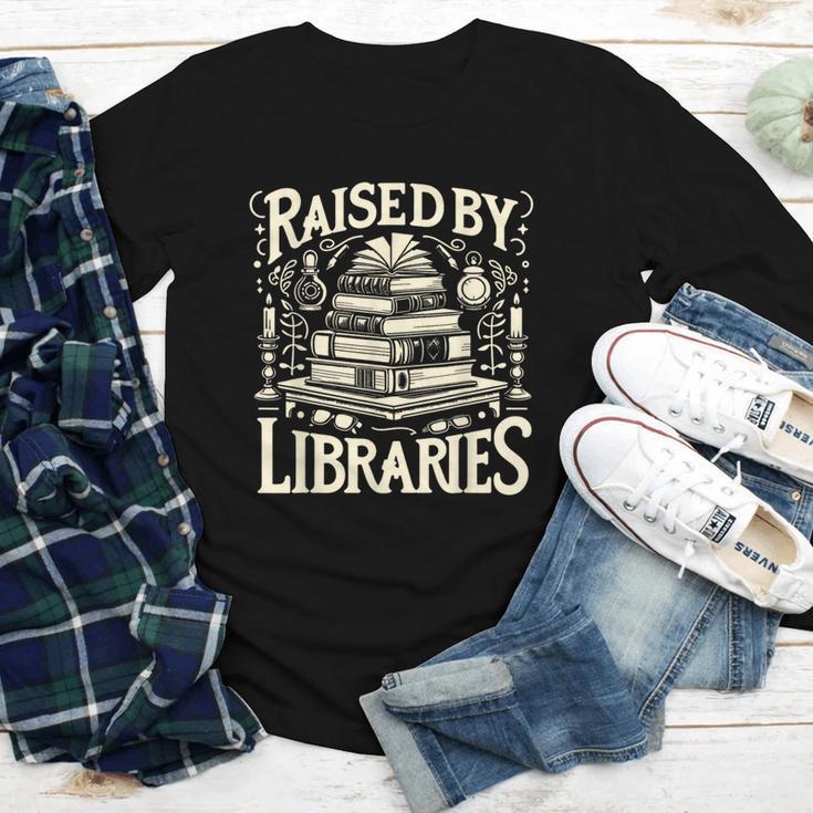 Raised By Libraries Reader Book Bibliophile Youth Long Sleeve Tee Raised By Libraries Reader Book Bibliophile Youth Long Sleeve Tee