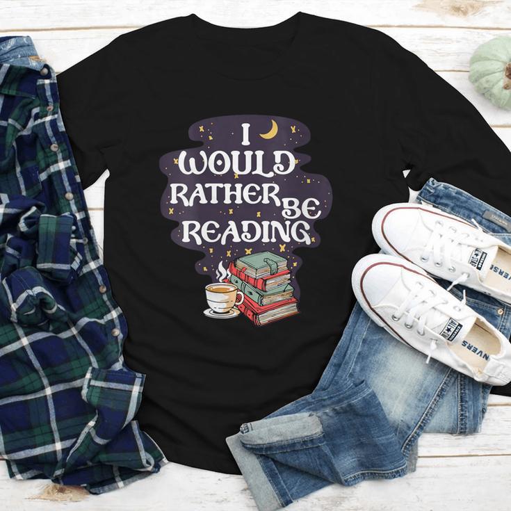 I Would Rather Be Reading Bookworm Book Lover Librarian Kids Youth Long Sleeve Tee I Would Rather Be Reading Bookworm Book Lover Librarian Kids Youth Long Sleeve Tee