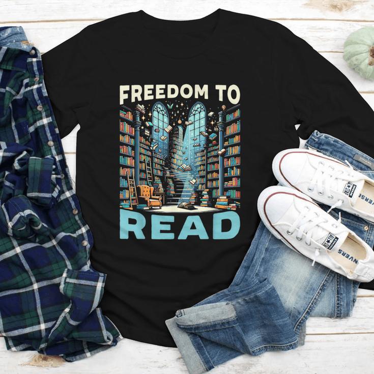 Read Banned Books Bookworm Book Lover Reading Literature Youth Long Sleeve Tee