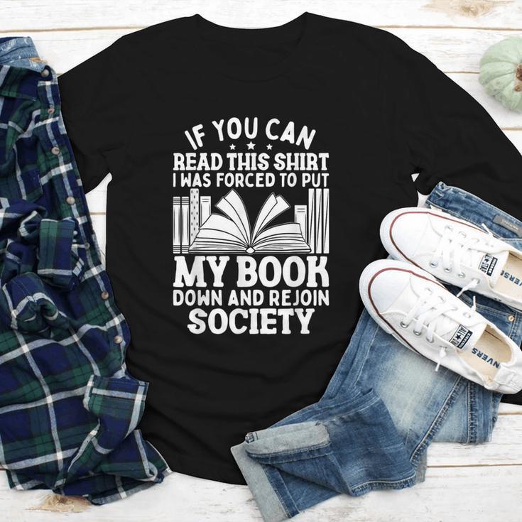 If You Can Read This For Book Lovers Reading Youth Long Sleeve Tee