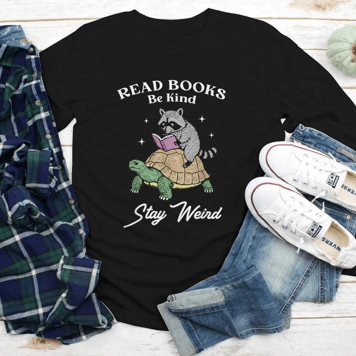 Read Books Be Kind Stay Weird Youth Long Sleeve Tee