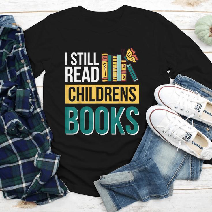 I Still Read Childrens Books Bibliophile Reader Youth Long Sleeve Tee
