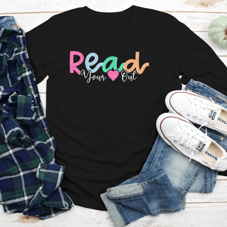 Read Your Heart Out Reading Librarian Book Across America Youth Long Sleeve Tee