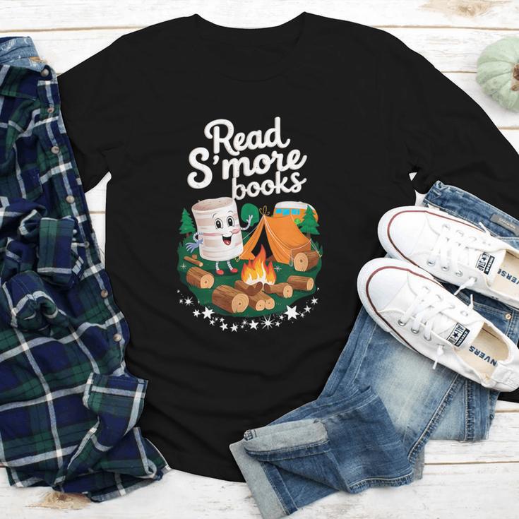 Read S'More Books Around Campfire National Book Week Youth Long Sleeve Tee Read S'More Books Around Campfire National Book Week Youth Long Sleeve Tee
