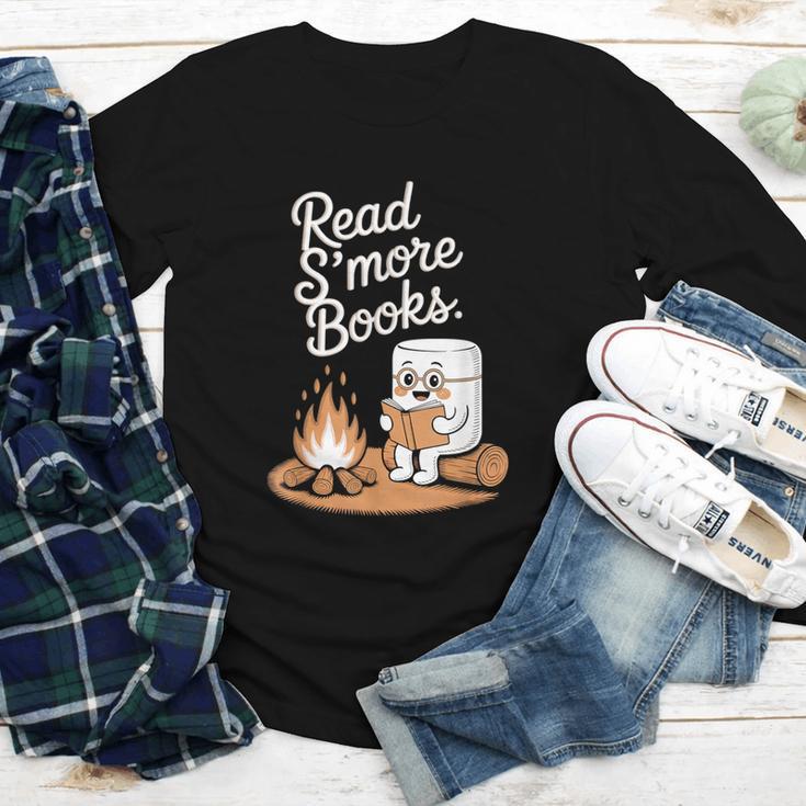 Read S'More Books Camping Outdoors Reading Campfire Smores Youth Long Sleeve Tee Read S'More Books Camping Outdoors Reading Campfire Smores Youth Long Sleeve Tee