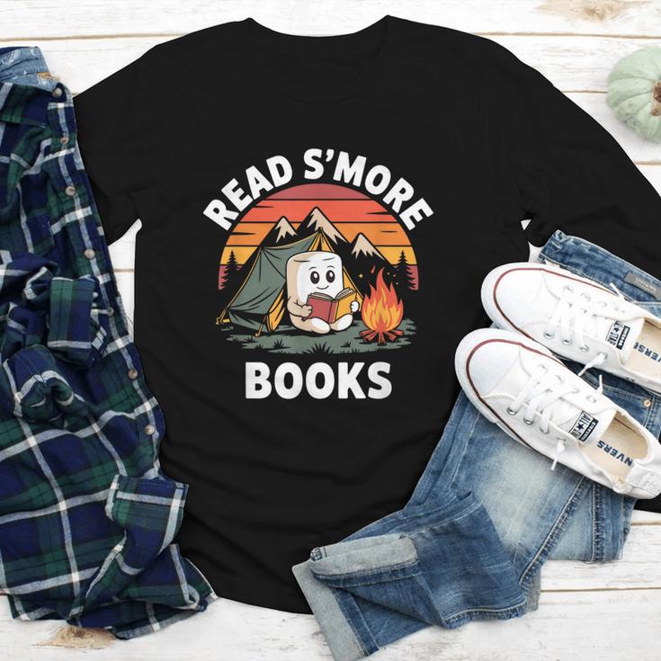 Read S'More Books Cute Campfire Reading Book Lovers Youth Long Sleeve Tee Read S'More Books Cute Campfire Reading Book Lovers Youth Long Sleeve Tee