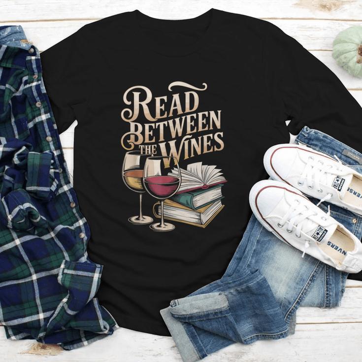 Read Between The Wines Vintage Book Lovers Wine Reading Youth Long Sleeve Tee Read Between The Wines Vintage Book Lovers Wine Reading Youth Long Sleeve Tee
