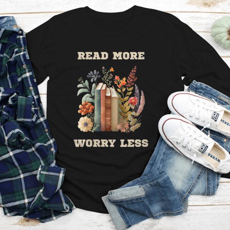 Read More Worry Less Book Lovers Motivational Quote Bookish Youth Long Sleeve Tee Read More Worry Less Book Lovers Motivational Quote Bookish Youth Long Sleeve Tee