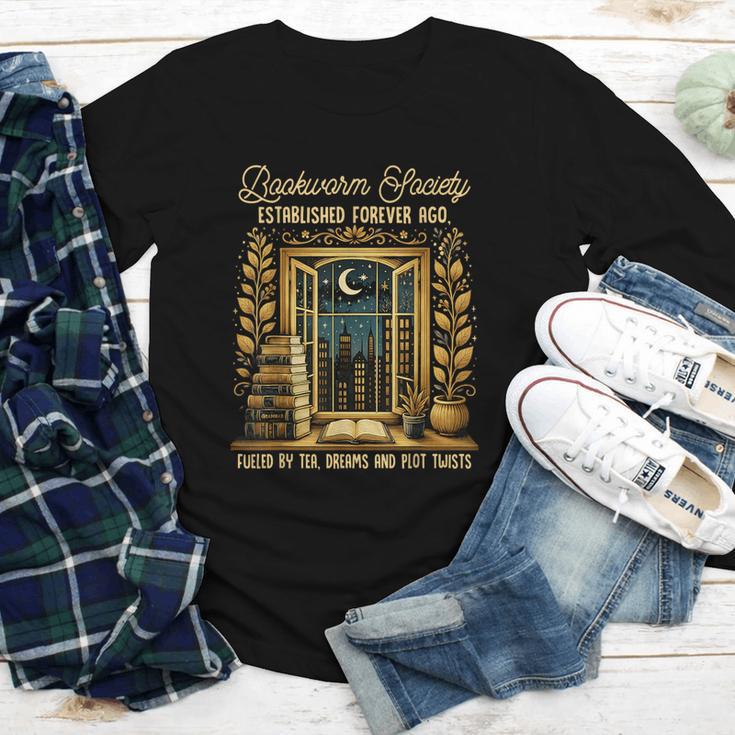 Reading Book Lover Bookish Readers Bookworm Society Youth Long Sleeve Tee