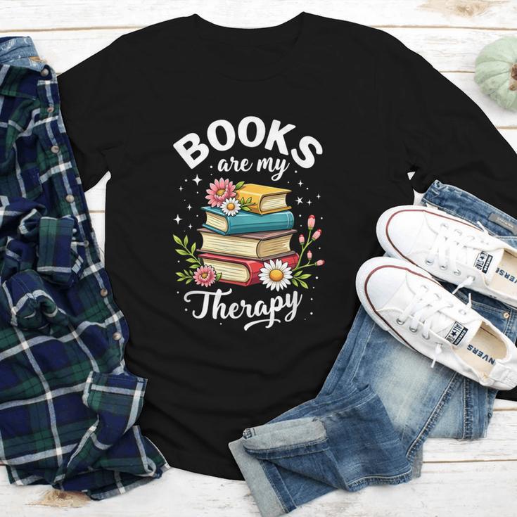 Reading Books Are My Therapy Youth Long Sleeve Tee