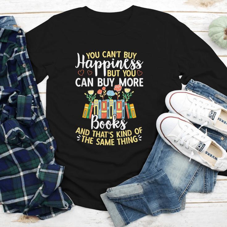 Reading You Can't Buy Happiness But You Can Buy More Books Youth Long Sleeve Tee