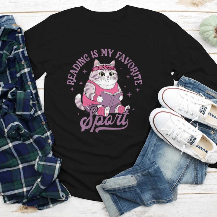 Reading Is My Favorite Sport Bookworm Cat Lover Book-Club Youth Long Sleeve Tee Reading Is My Favorite Sport Bookworm Cat Lover Book-Club Youth Long Sleeve Tee