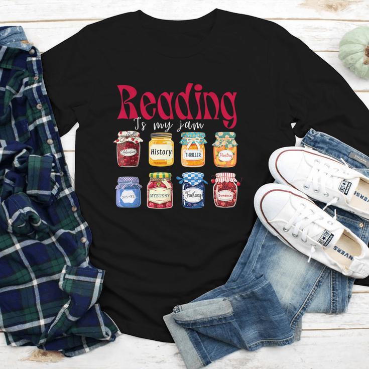 Reading Is My Jam Teacher Student Book Lovers Youth Long Sleeve Tee Reading Is My Jam Teacher Student Book Lovers Youth Long Sleeve Tee