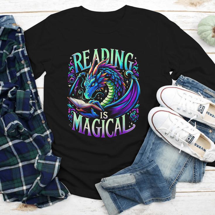 Reading Is Magical Dragon Tee Perfect For Book Lovers Kids Youth Long Sleeve Tee Reading Is Magical Dragon Tee Perfect For Book Lovers Kids Youth Long Sleeve Tee