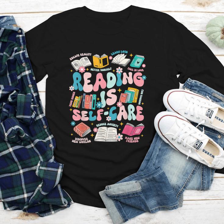 Reading Is Self-Care Book Lover Teacher Student Men Women Youth Long Sleeve Tee Reading Is Self-Care Book Lover Teacher Student Men Women Youth Long Sleeve Tee