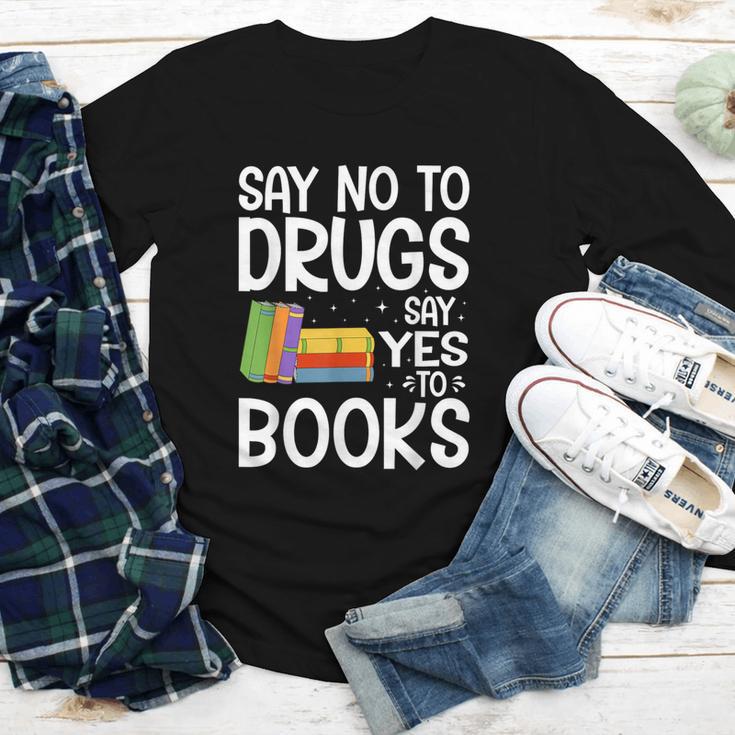 Red Ribbon Week Say No To Drugs Say Yes To Books Drug Free Youth Long Sleeve Tee Red Ribbon Week Say No To Drugs Say Yes To Books Drug Free Youth Long Sleeve Tee