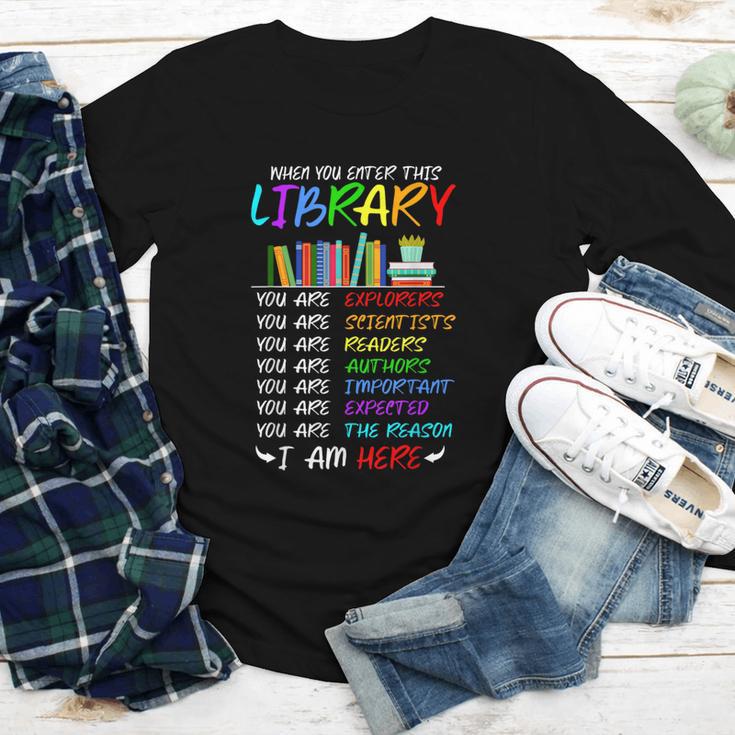 Retro Librarian Book Reader Library Book Reading Youth Long Sleeve Tee