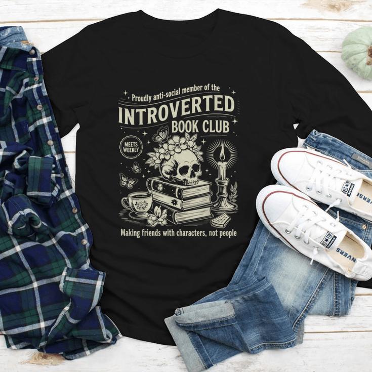 Retro Proud Anti Social Member Of Introverted Book Club Youth Long Sleeve Tee
