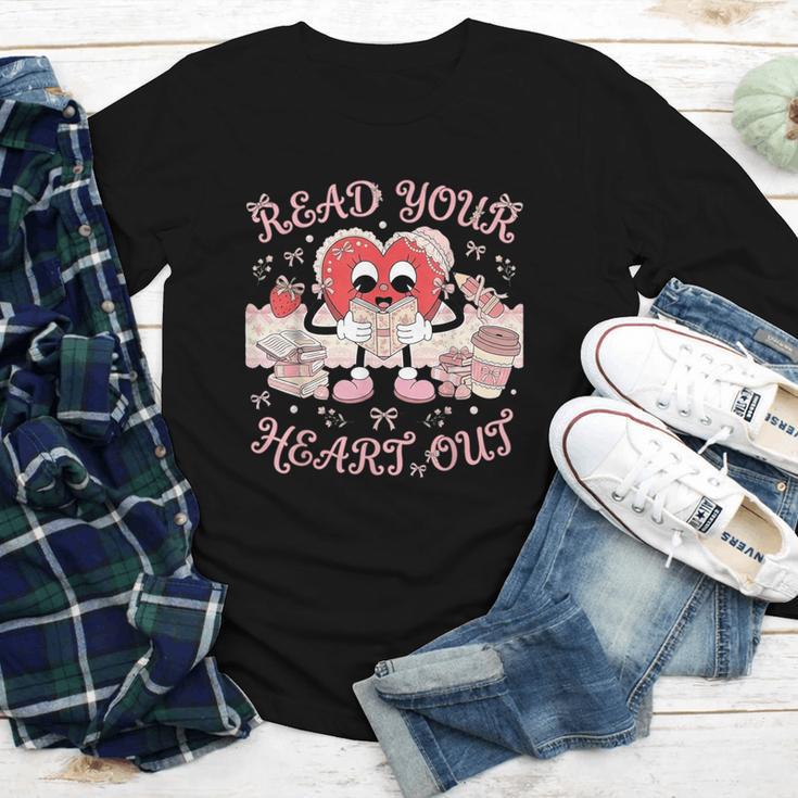 Retro Read Your Heart Out Valentine’s Day Teacher Book Lover Youth Long Sleeve Tee Retro Read Your Heart Out Valentine’s Day Teacher Book Lover Youth Long Sleeve Tee