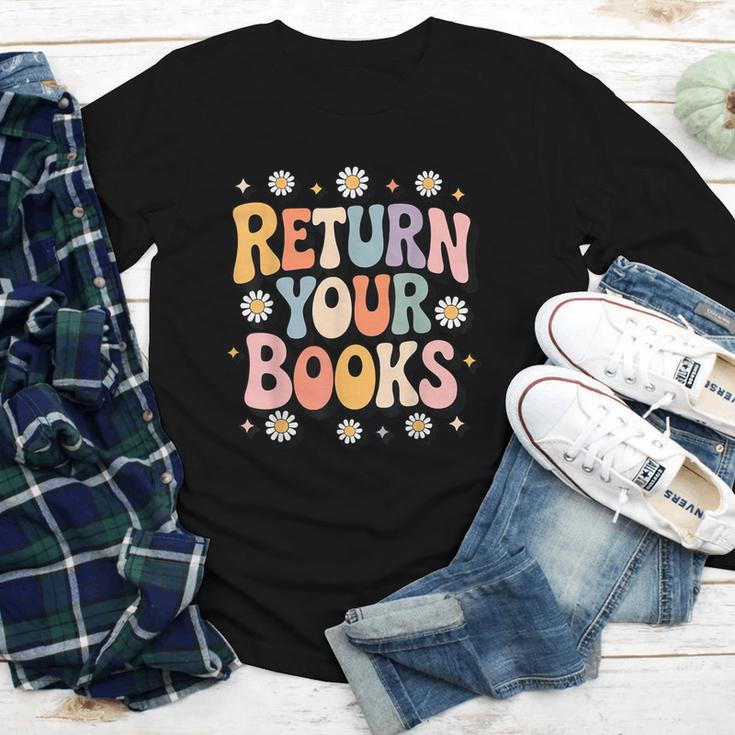 Return Your Books School Librarian Youth Long Sleeve Tee