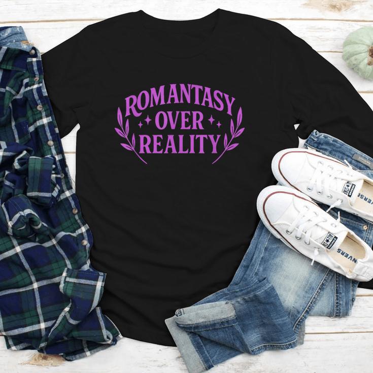Romantasy Book Reader Aesthetic With Fantasy Feels Youth Long Sleeve Tee
