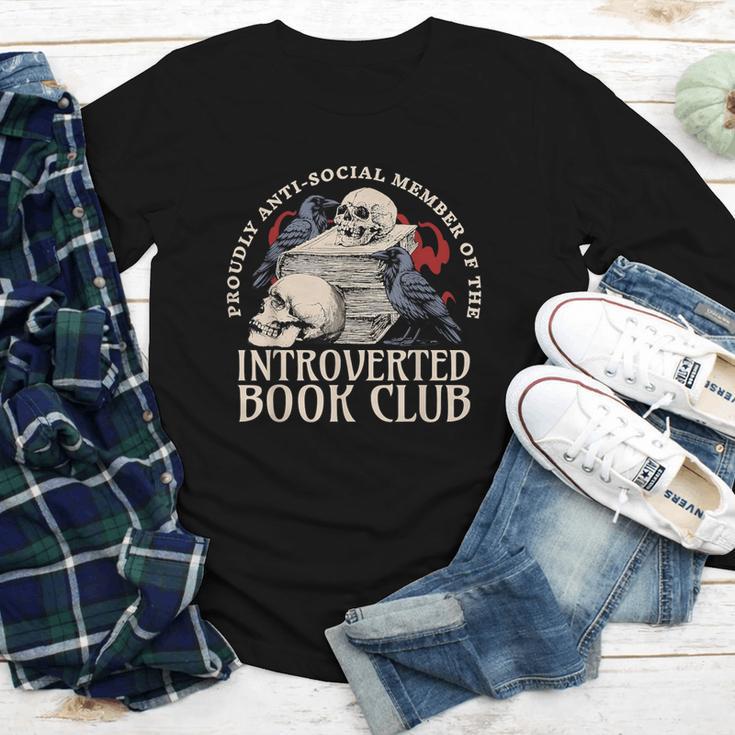 Sarcastic Proud Anti Social Member Of Introverted Book Club Youth Long Sleeve Tee Sarcastic Proud Anti Social Member Of Introverted Book Club Youth Long Sleeve Tee