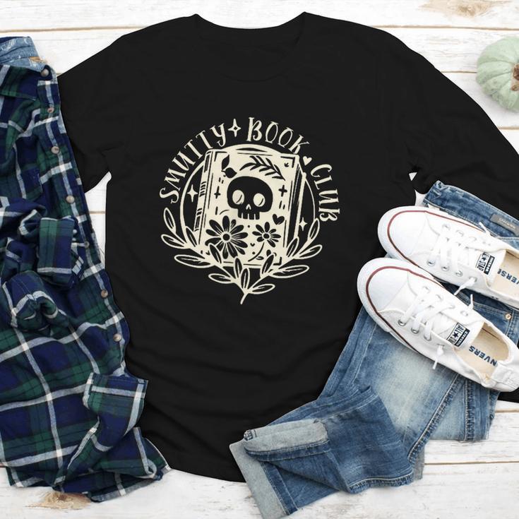 Smutty Book Club Smutty Book Lover Front And Back Spicy Book Youth Long Sleeve Tee