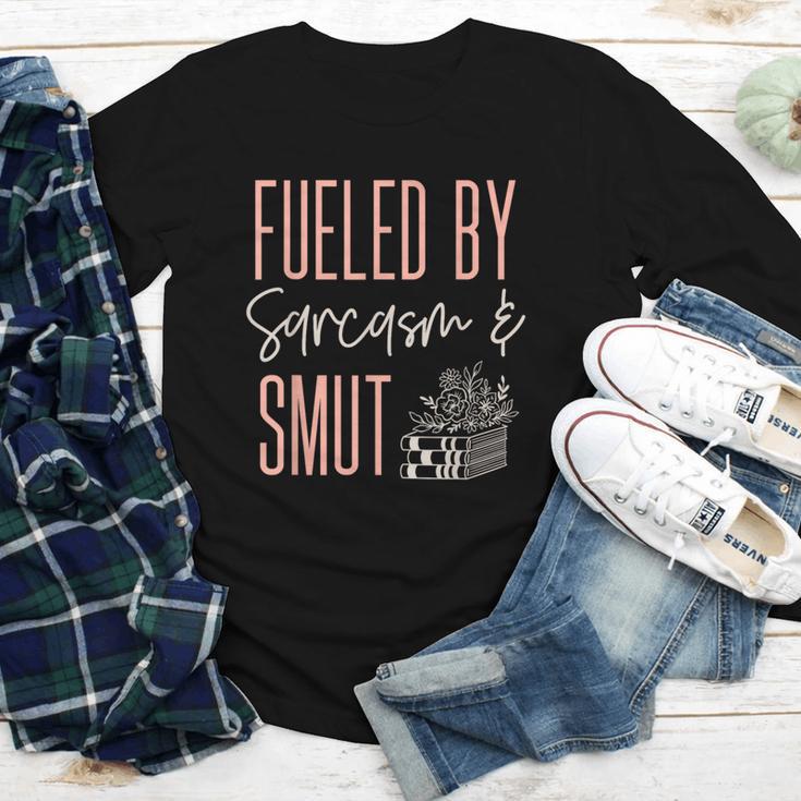 Smutty Book Lover Women Fueled By Sarcasm And Smut Spicy Youth Long Sleeve Tee Smutty Book Lover Women Fueled By Sarcasm And Smut Spicy Youth Long Sleeve Tee