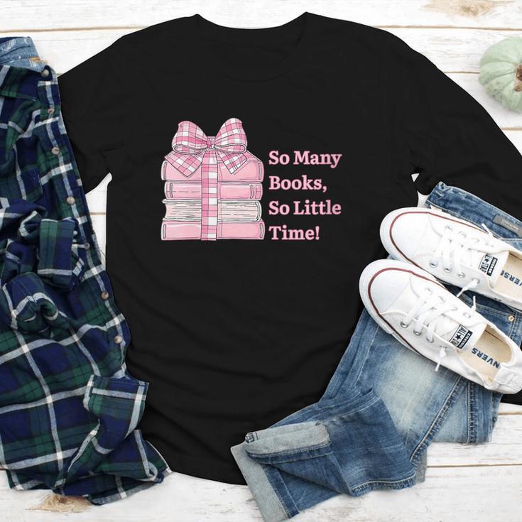 So Many Books Little Time Book Lover Teacher Librarian Youth Long Sleeve Tee So Many Books Little Time Book Lover Teacher Librarian Youth Long Sleeve Tee