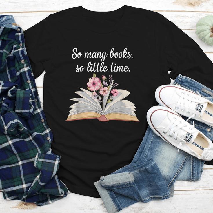 So Many Books Little Time Loves To Read Books Bookworm Youth Long Sleeve Tee