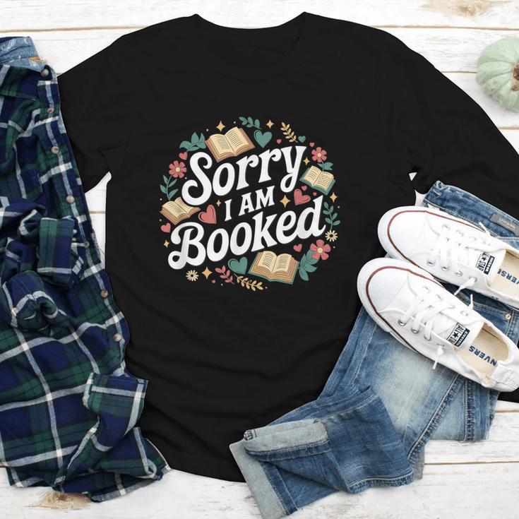 Sorry i Am Booked Reading Read Books Reader Nerd Youth Long Sleeve Tee Sorry i Am Booked Reading Read Books Reader Nerd Youth Long Sleeve Tee