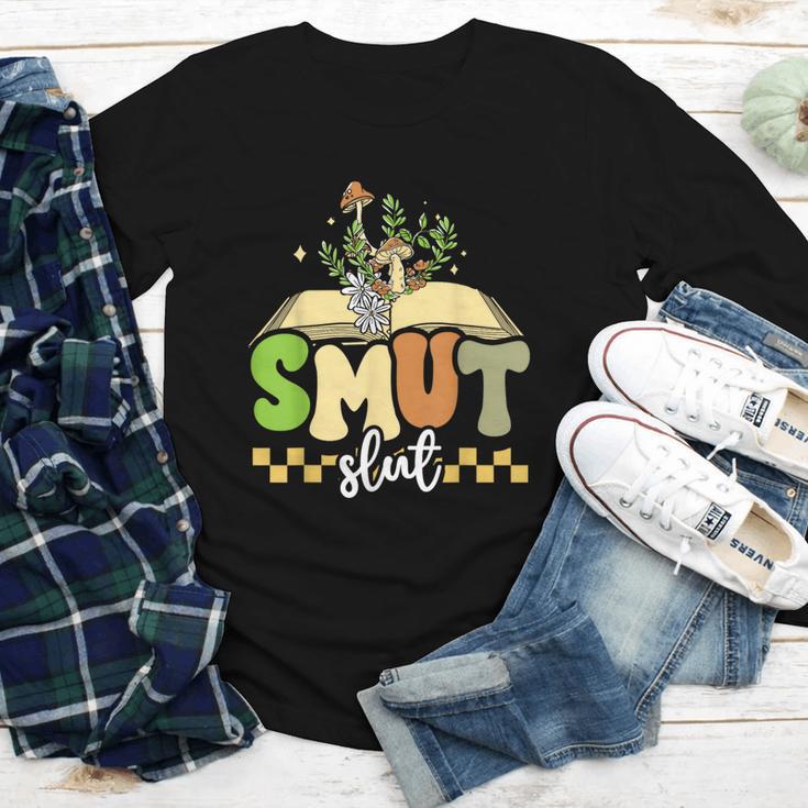 Spicy Book Lover Smut Slut Romance Reading Librarian Youth Long Sleeve Tee