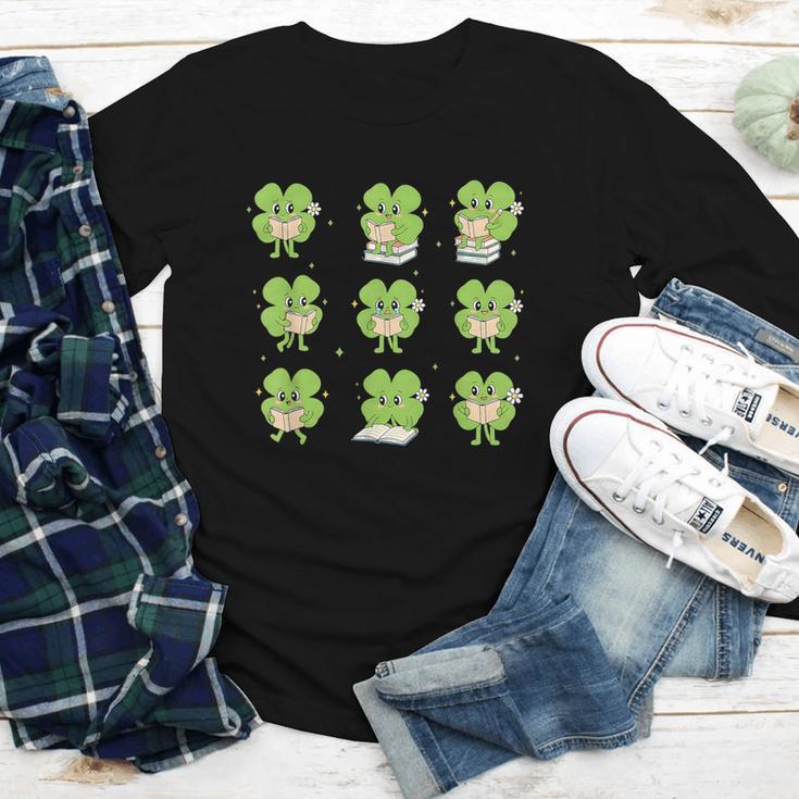 Teacher Reading Shamrock St Patrick’s Day Book Lover Kids Youth Long Sleeve Tee Teacher Reading Shamrock St Patrick’s Day Book Lover Kids Youth Long Sleeve Tee