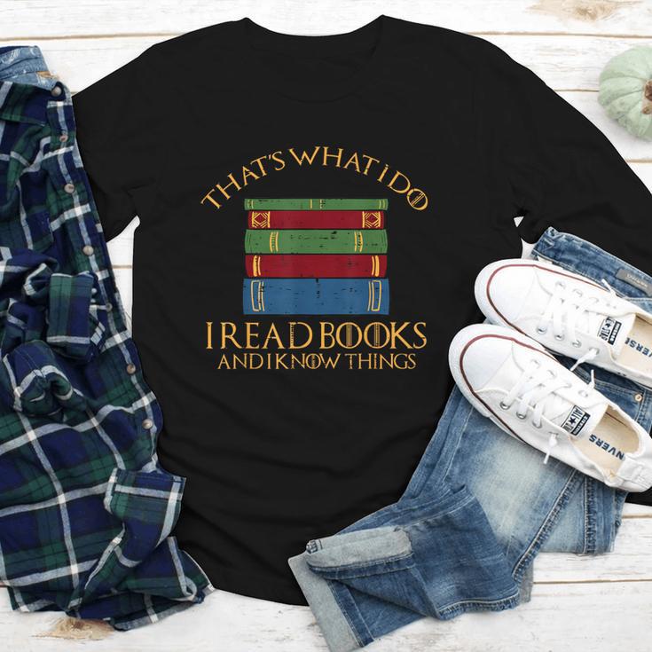 Thats What I Do Read Reading Book Librarian Across America Youth Long Sleeve Tee