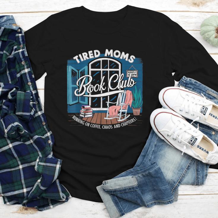 Tired Moms Book Club Coffee Chaos And Chapters Graphic Youth Long Sleeve Tee Tired Moms Book Club Coffee Chaos And Chapters Graphic Youth Long Sleeve Tee